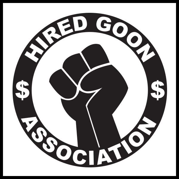 Hired Goon Association Logo. It's very intimidating.